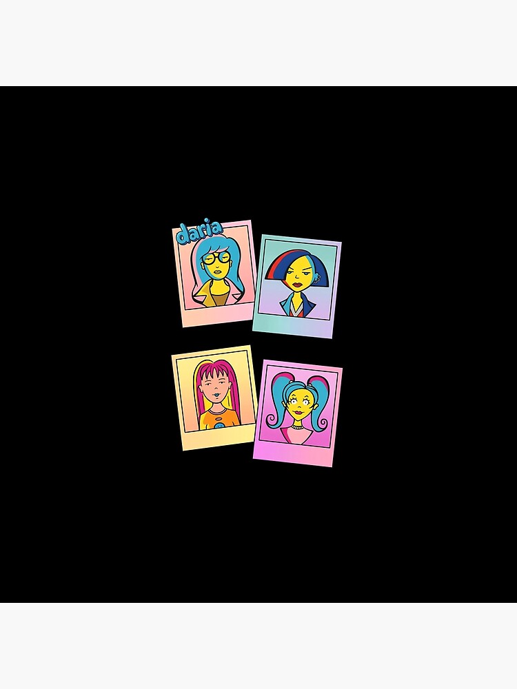 Daria Ladies Of Daria Pop Art Throw Pillow - Image 2