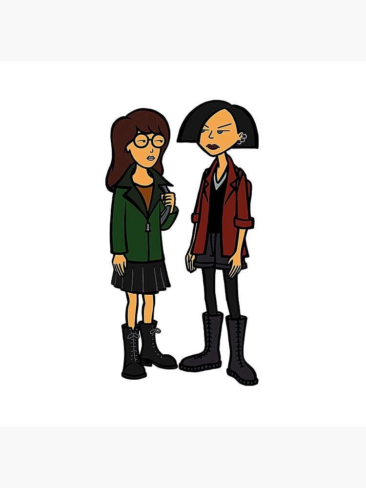 Daria And Jane Throw Pillow - Image 2