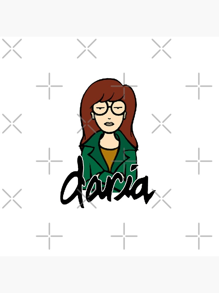 Daria Mtv Design Throw Pillow - Image 2