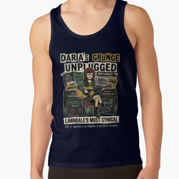 Daria S Grunge Unplugged Lawndale S Most Cynical Tank Top - Image 5