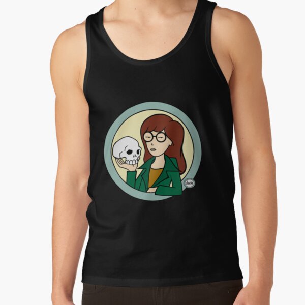 Daria Skull Holder Hoodie Tank Top