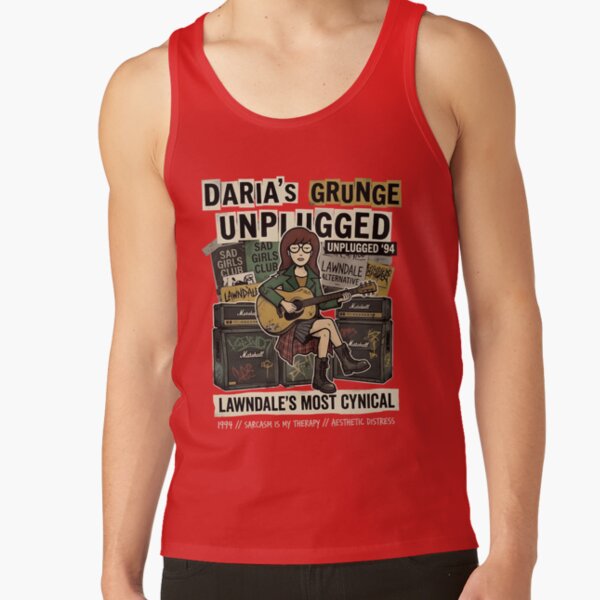 Daria S Grunge Unplugged Lawndale S Most Cynical Tank Top - Image 4