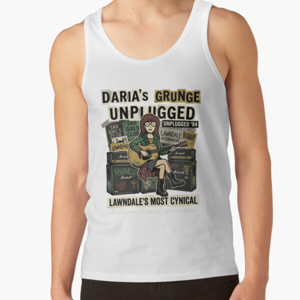 Daria S Grunge Unplugged Lawndale S Most Cynical Tank Top - Image 2