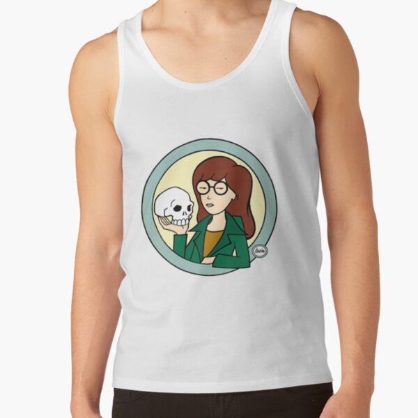 Daria Skull Holder Hoodie Tank Top - Image 2