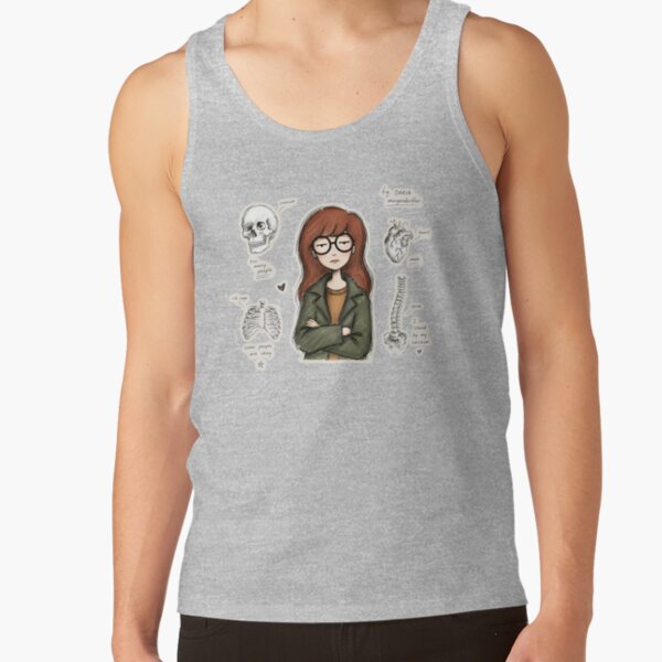 Daria Vintage Anatomy Ledger Tank Top - Image 3