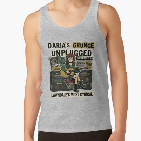 Daria S Grunge Unplugged Lawndale S Most Cynical Tank Top - Image 3