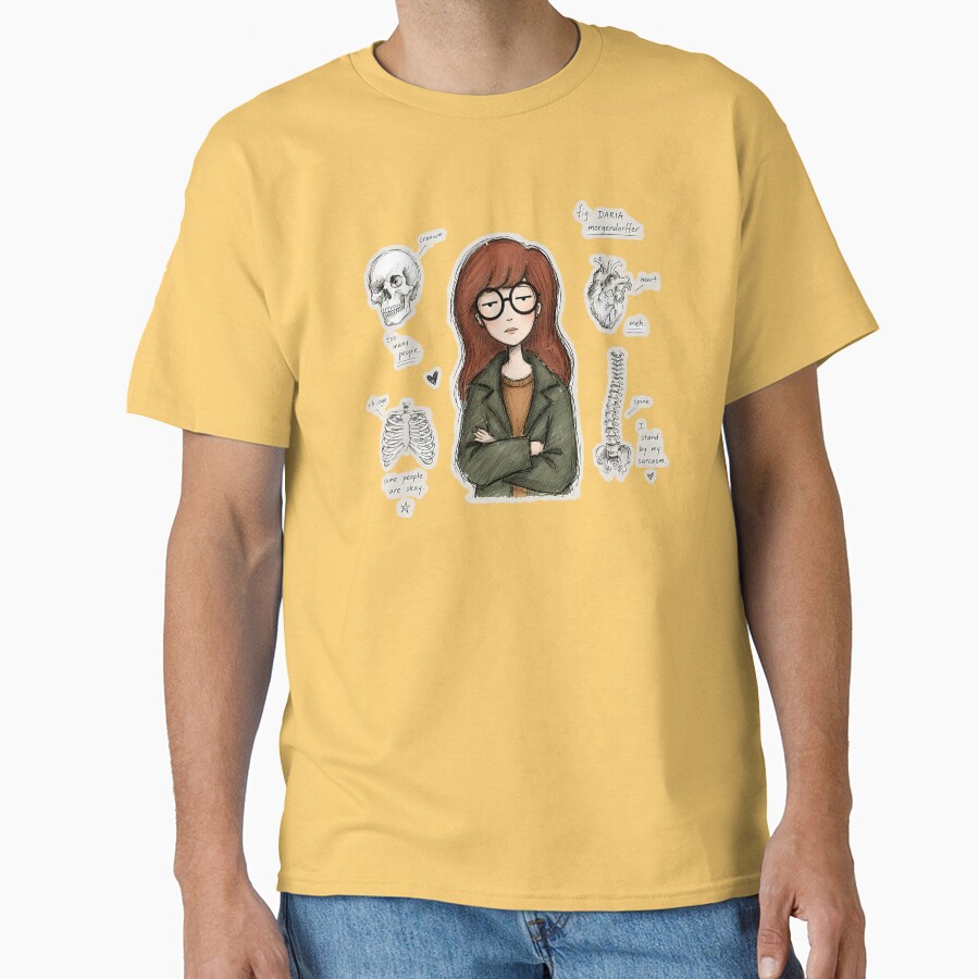 Daria Vintage Anatomy Ledger T-shirt - Image 6