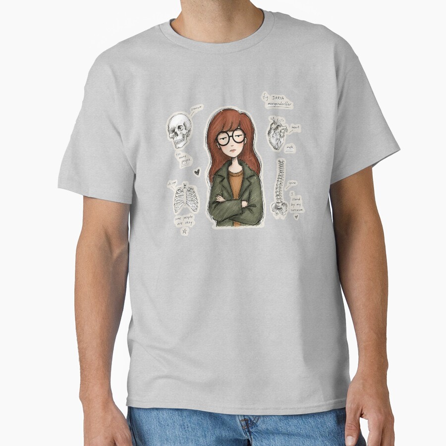 Daria Vintage Anatomy Ledger T-shirt - Image 3