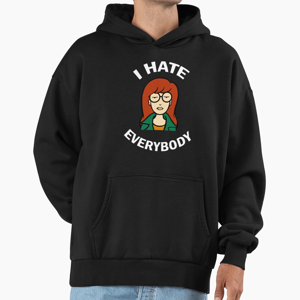 Daria I Hate Everybody Hoodie - Image 2