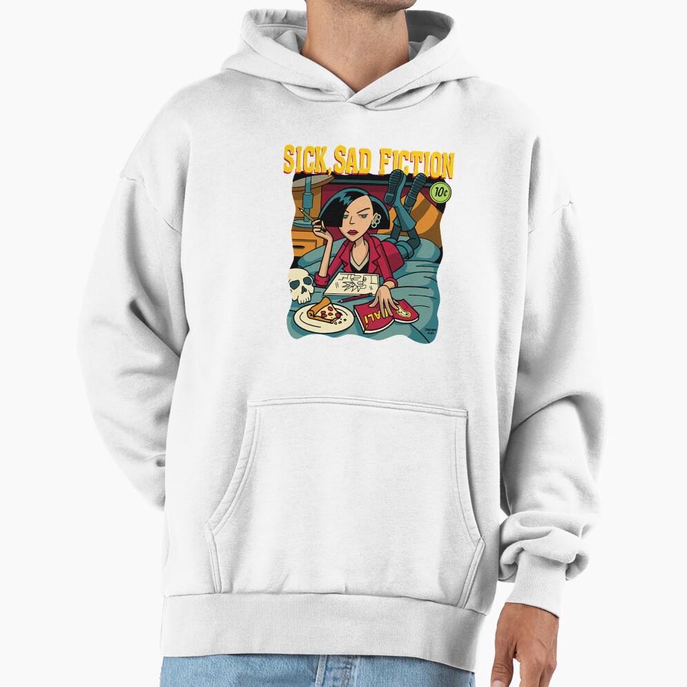 Daria T Shirtsick Sad Fiction Hoodie