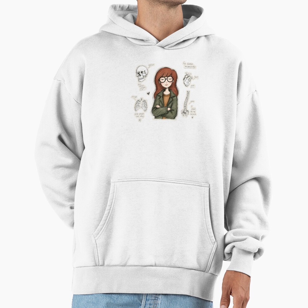 Daria Vintage Anatomy Ledger Hoodie
