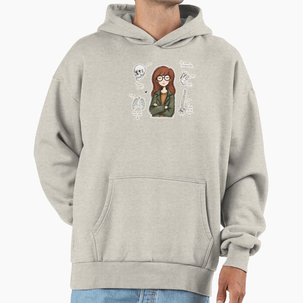 Daria Vintage Anatomy Ledger Hoodie - Image 3