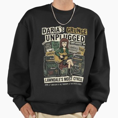 Daria S Grunge Unplugged Lawndale S Most Cynical Sweatshirt