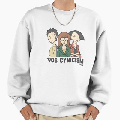 Daria 90 S Cynicism Group Shot Vintage Poster Sweatshirt