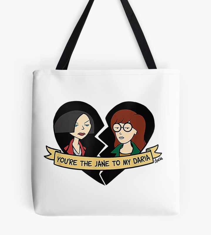 Daria The Jane To My Daria Graphic Tote Bag