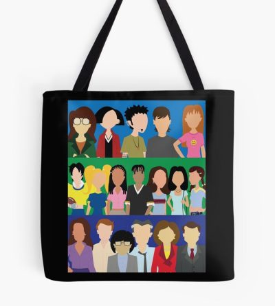 Daria Characters Tote Bag