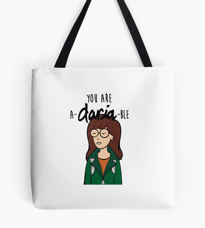 Daria Cartoon Tote Bag