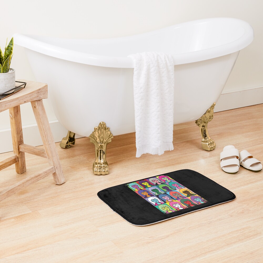 Daria Color Design Bath Mat - Image 2