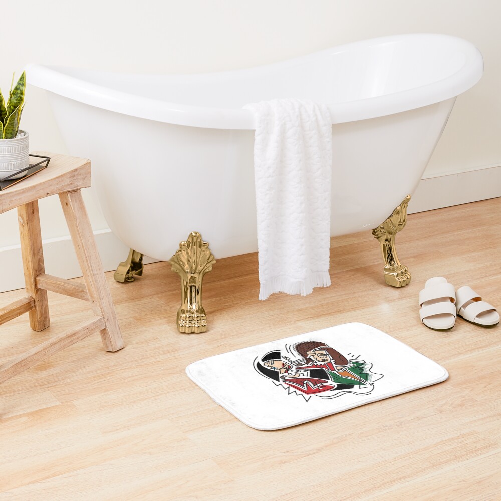 Daria Funny Design Bath Mat - Image 2