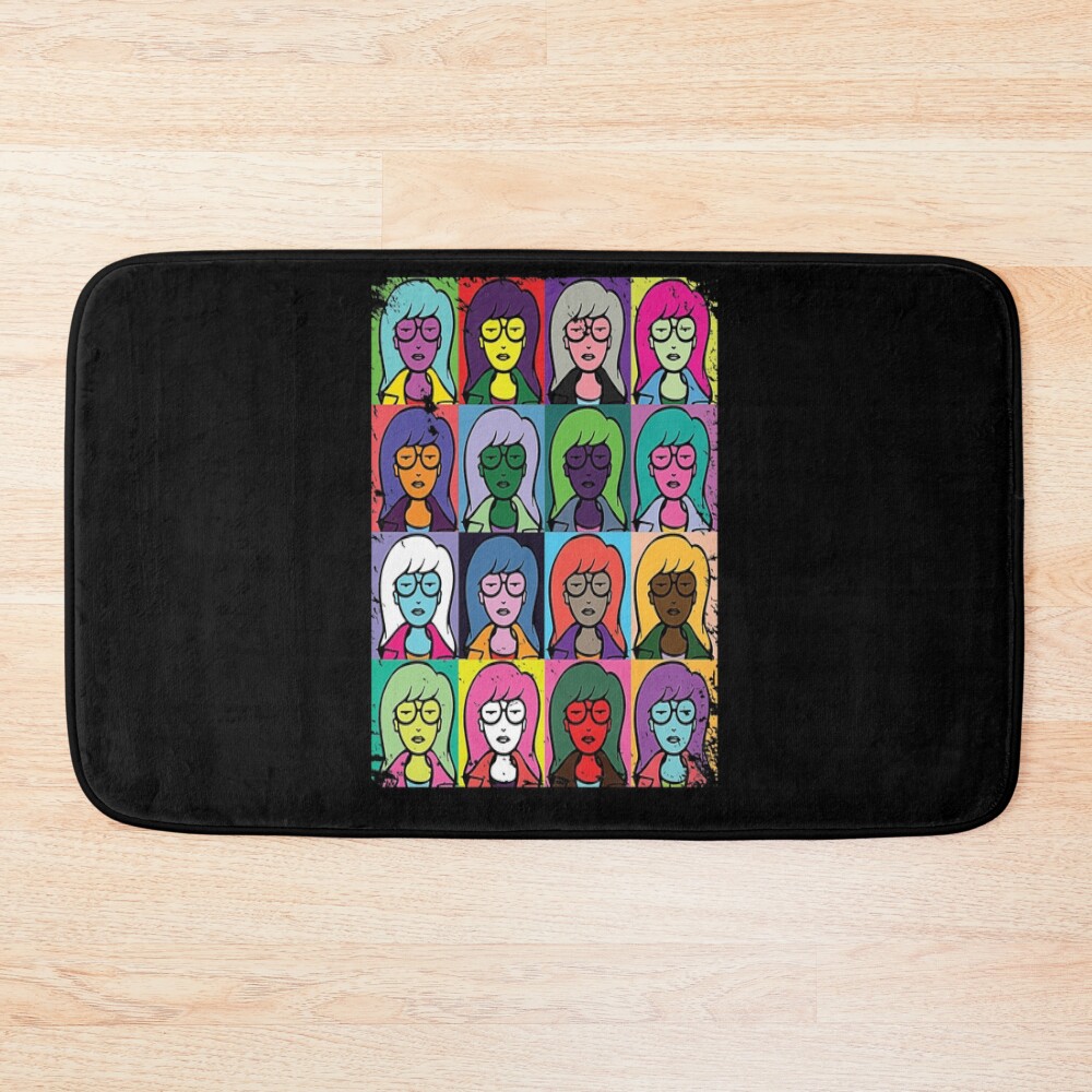 Daria Color Design Bath Mat