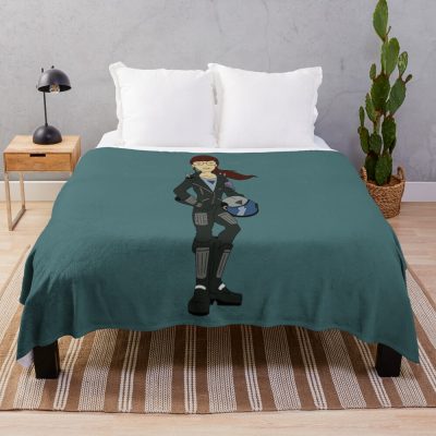 Biker Daria New Throw Blanket