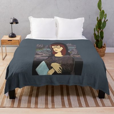 Daria Mona Lisa Throw Blanket