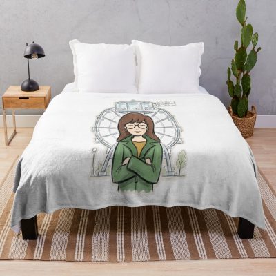 Daria Ferris Wheel Desk Throw Blanket
