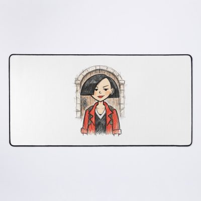 Jane Lane With Antique Door Mouse Pad