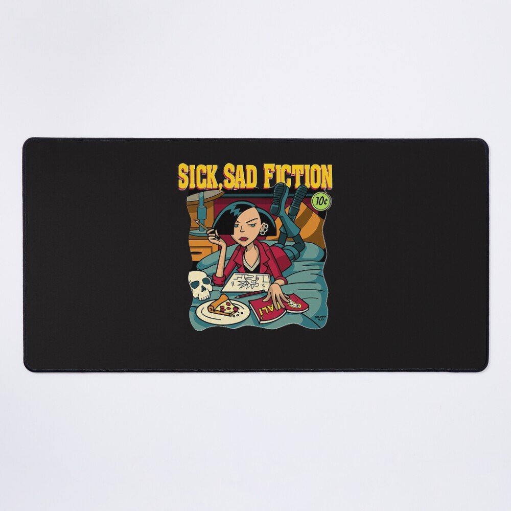 Daria Sick Sad Fiction Mouse Pad