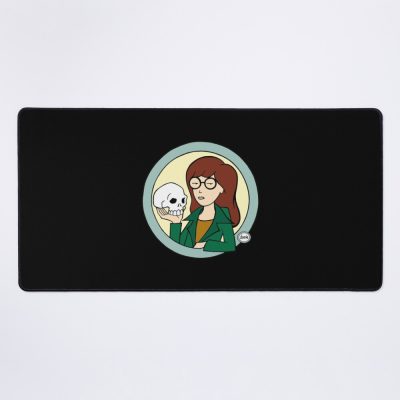 Daria Skull Holder Hoodie Mouse Pad