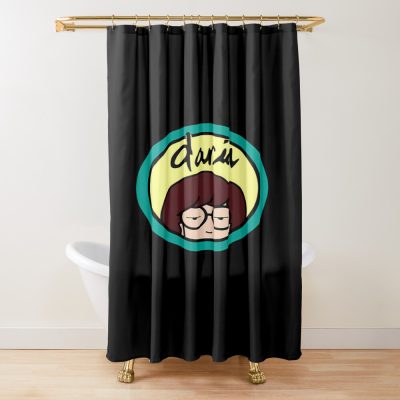 Daria Logo Design Shower Curtain
