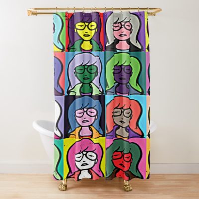 Daria Warhol Design Shower Curtain
