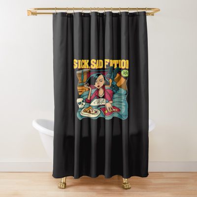Daria Sick Sad Fiction Shower Curtain