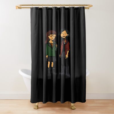 Daria Jane Basic Design Shower Curtain