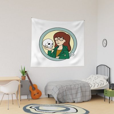 Daria Skull Holder Hoodie Tapestry
