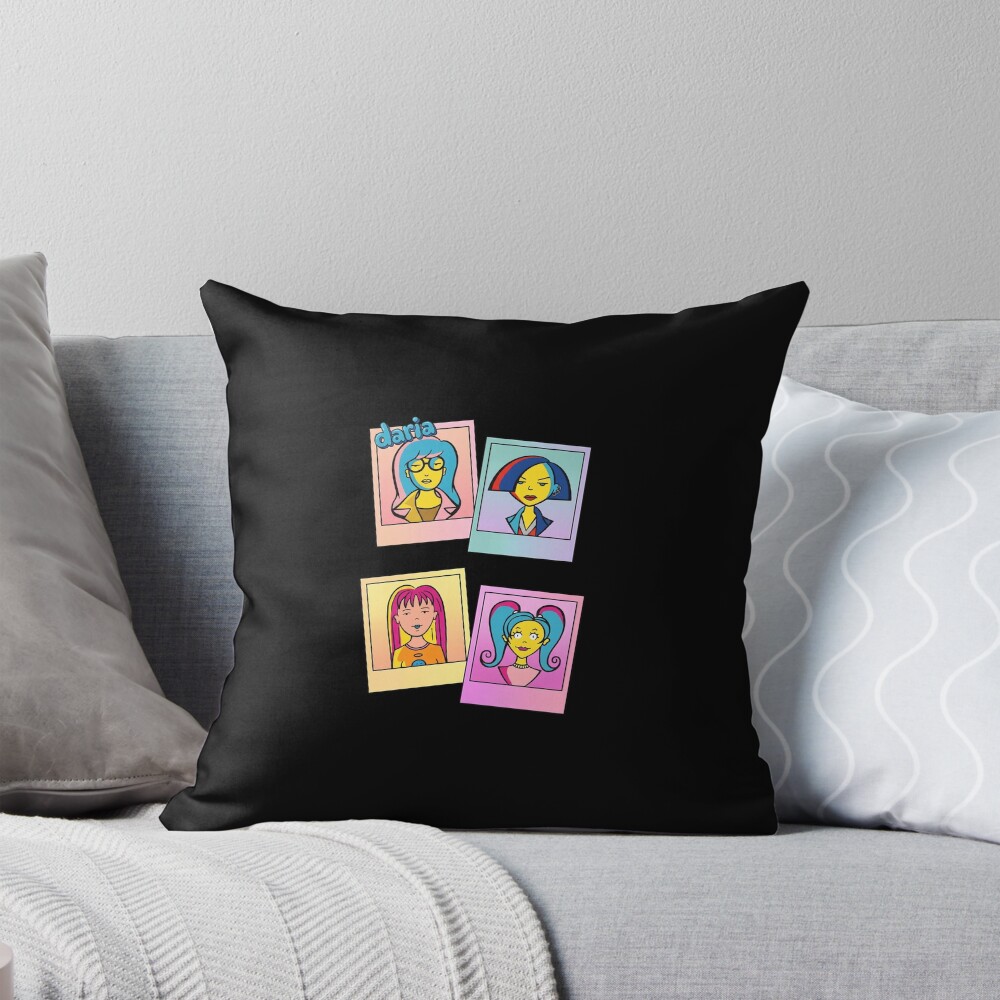 Daria Ladies Of Daria Pop Art Throw Pillow