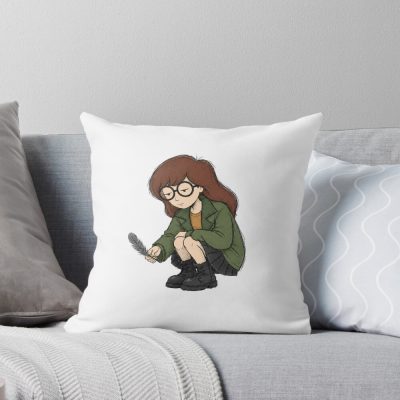 Daria Fallen Feather Throw Pillow
