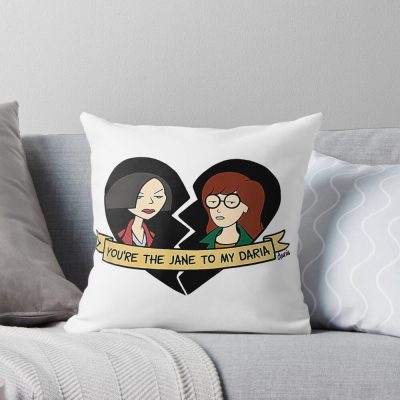Daria The Jane To My Daria Graphic Throw Pillow