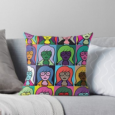 Daria Warhol Throw Pillow