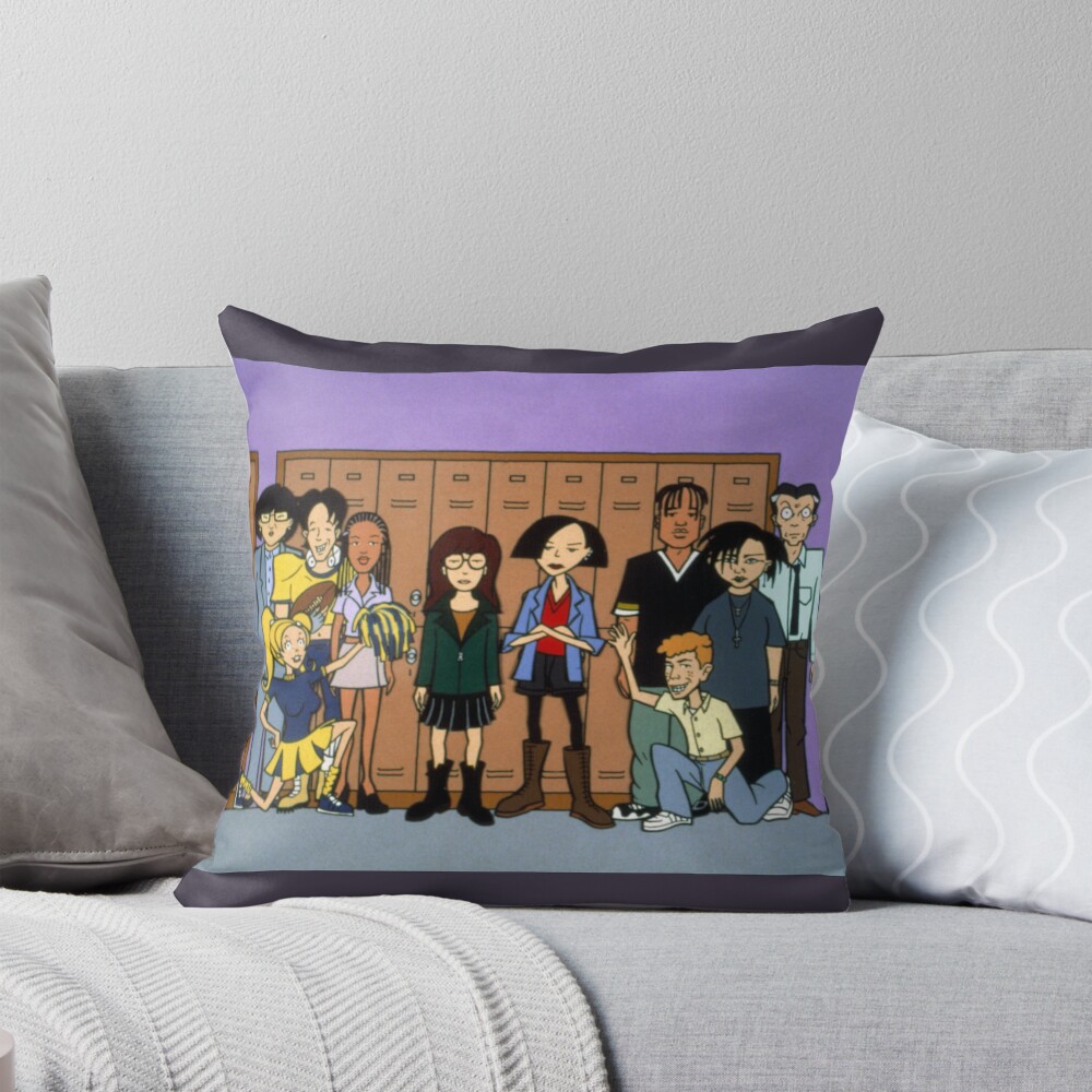 Daria Group Photo Throw Pillow