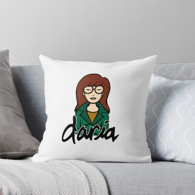 Daria Mtv Design Throw Pillow