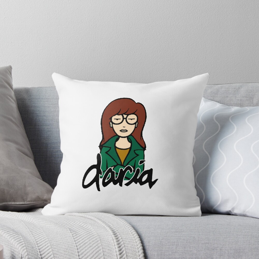 Daria Mtv Design Throw Pillow