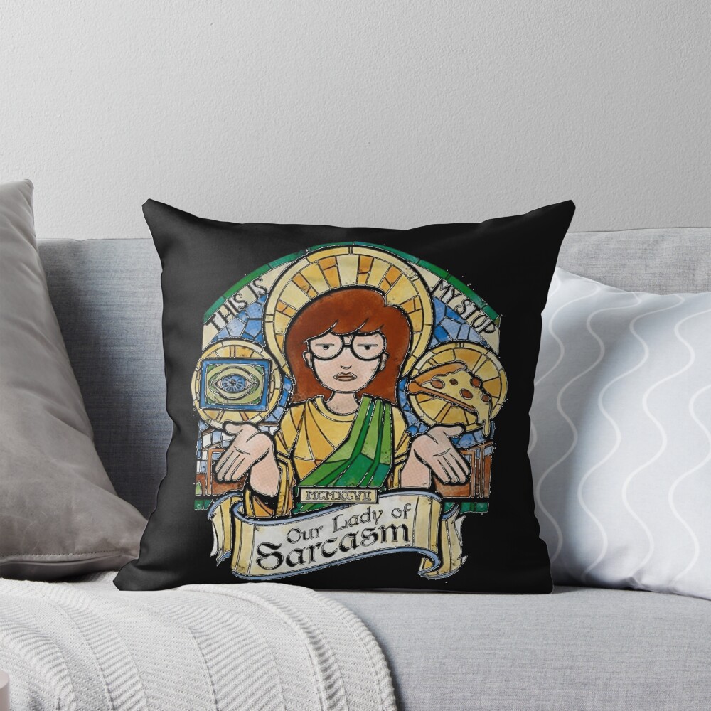 Daria Our Lady Throw Pillow