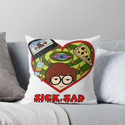 Sick Sad World Throw Pillow